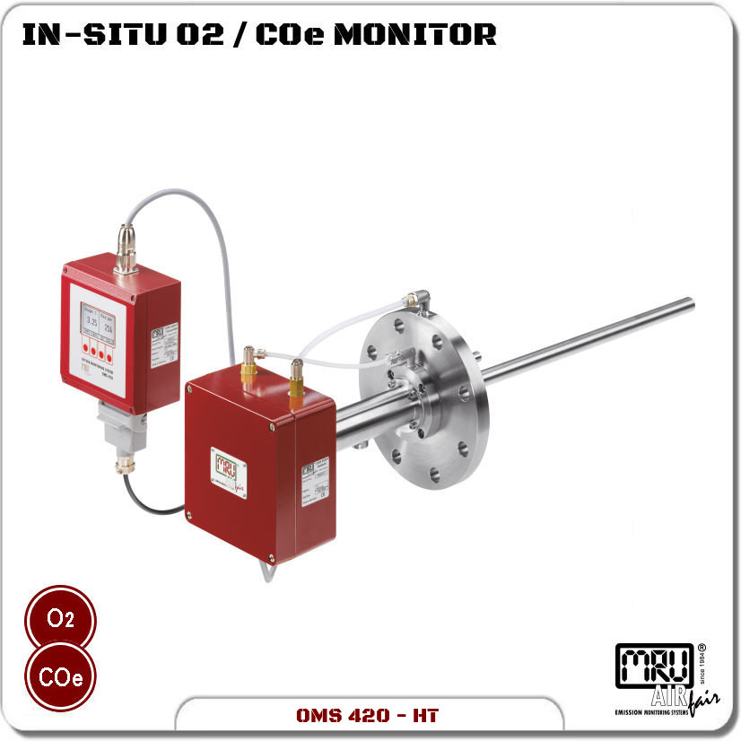 OMS 420 HT Insitu Oxygen / Combustibles Monitor (Hi Temp) MRU