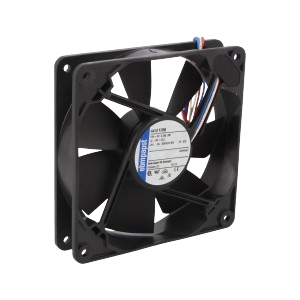 Axial fan for ventilation of analyzer cabinet